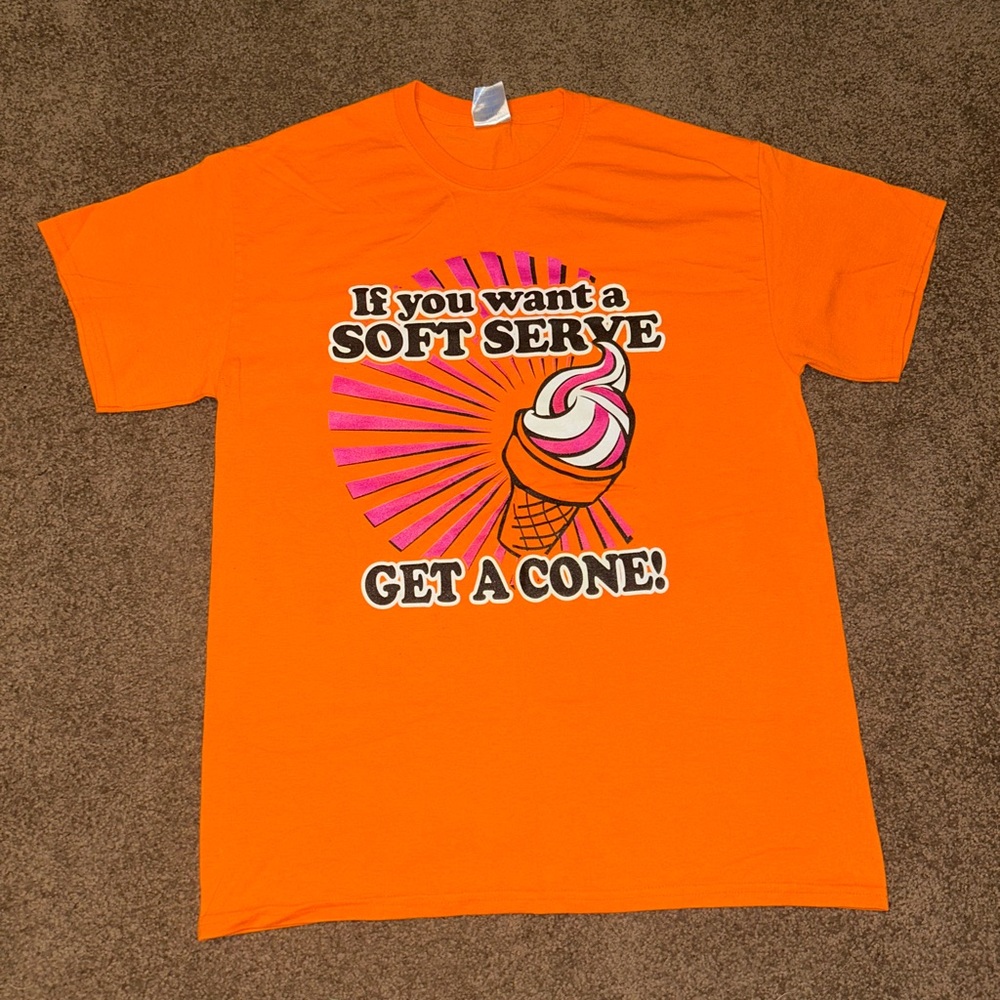 Bright Orange, Funny Volleyball T-shirt